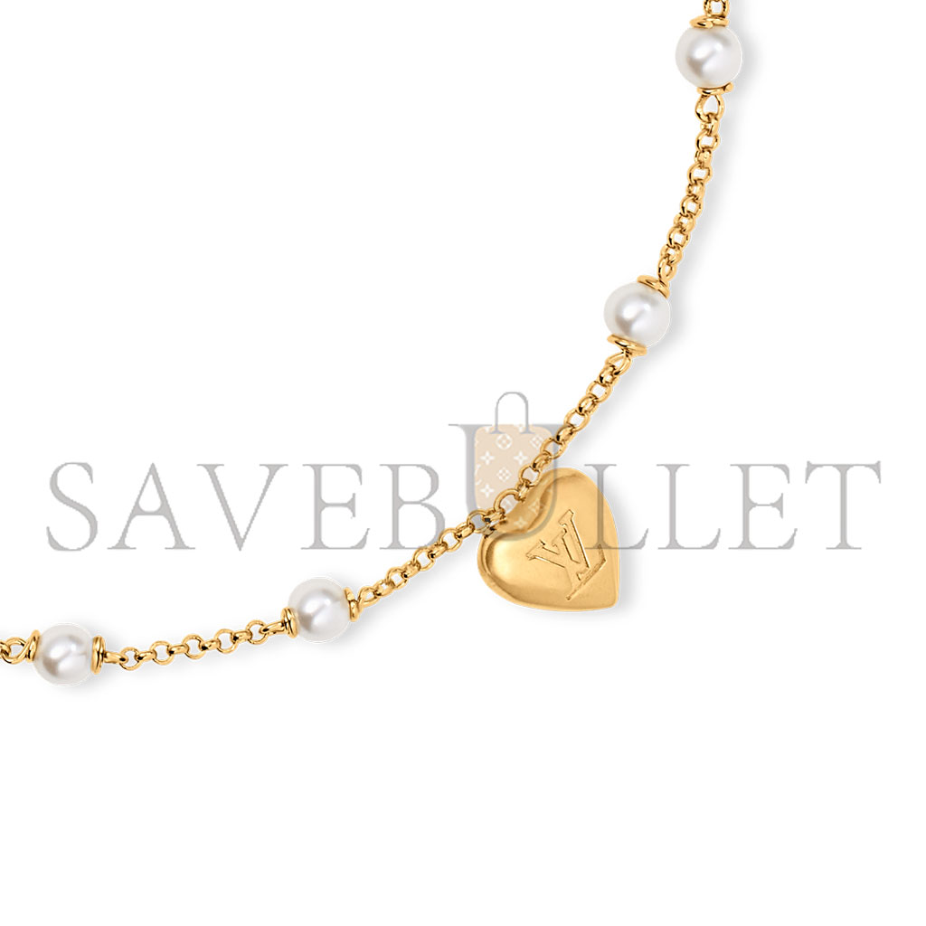 l**is V*t*n lv heart necklace m01042